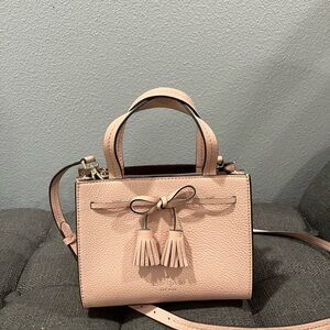 Kate Spade Pink Crossbody Bag with Bow Detail